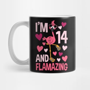 I'm 14 And Flamazing Flamingo Mug